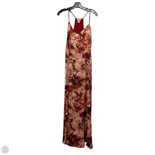Dress Casual Maxi By Nicole Miller In Floral Print, Size: M
