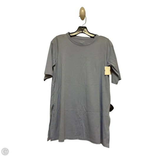 Top Short Sleeve Basic By Eileen Fisher In Blue, Size: Xxs