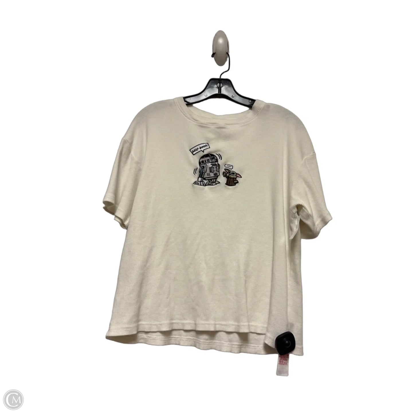 Top Short Sleeve Basic By Disney Store In White, Size: M
