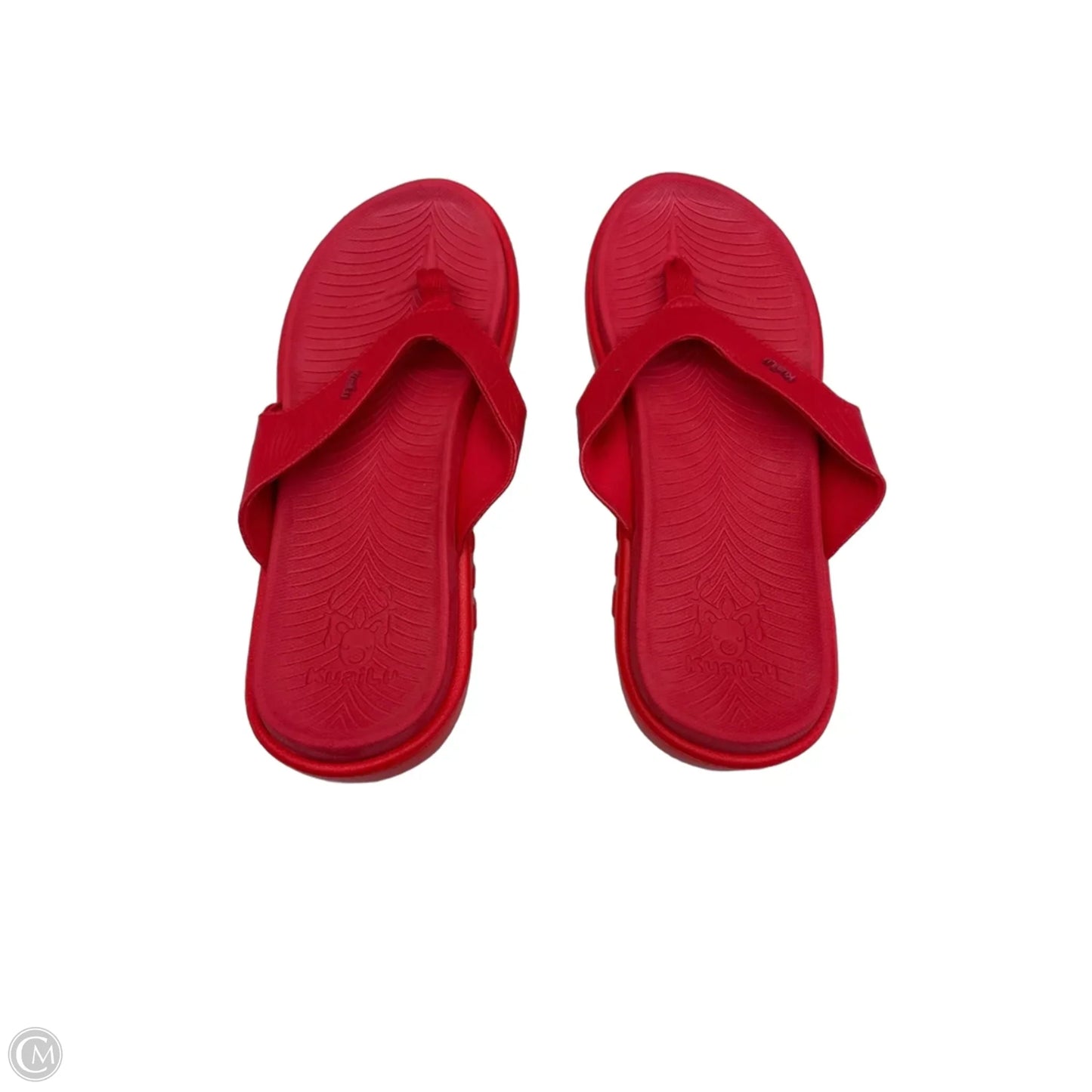 Sandals Flats By Clothes Mentor In Red, Size: 11