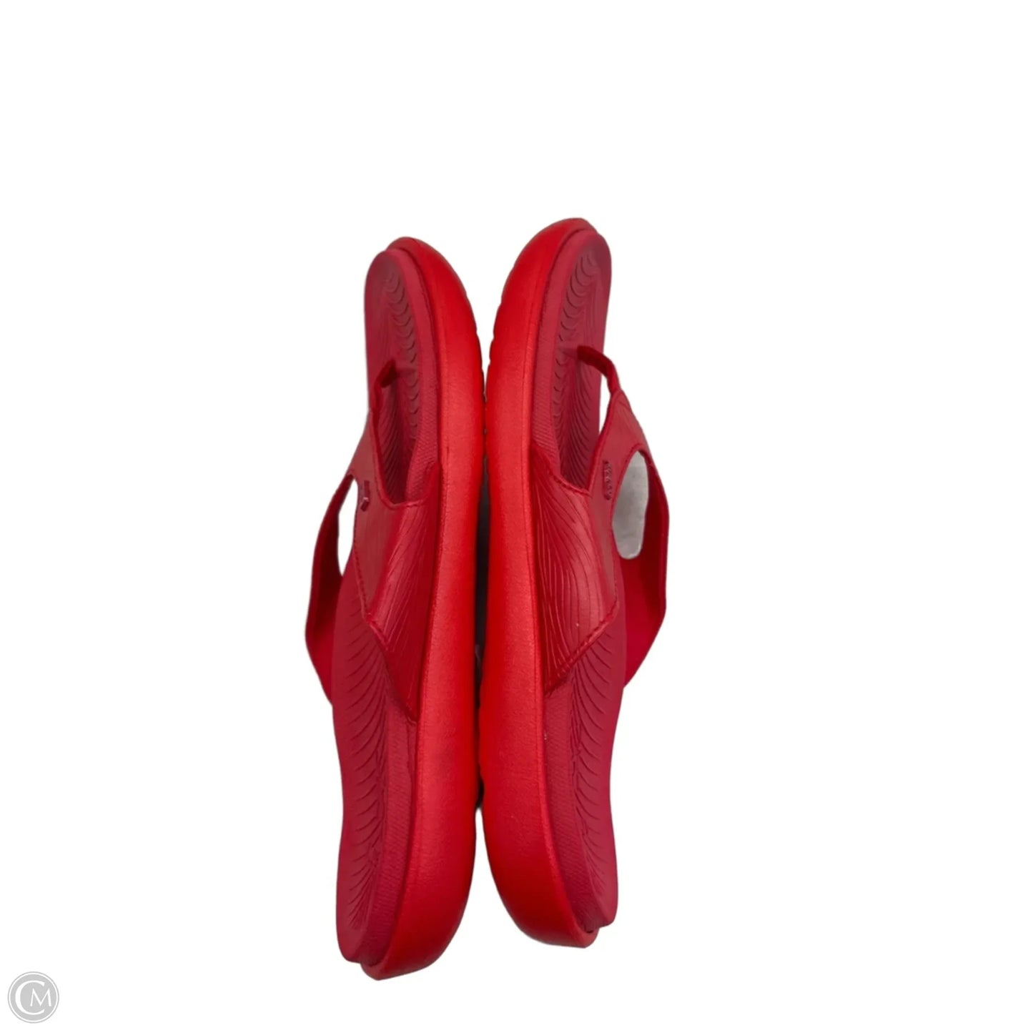 Sandals Flats By Clothes Mentor In Red, Size: 11