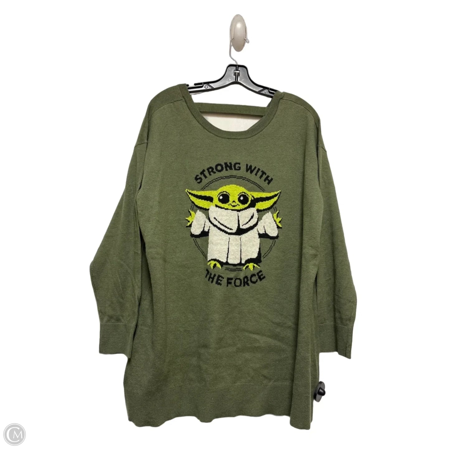 Top Long Sleeve By Clothes Mentor In Green, Size: 1x