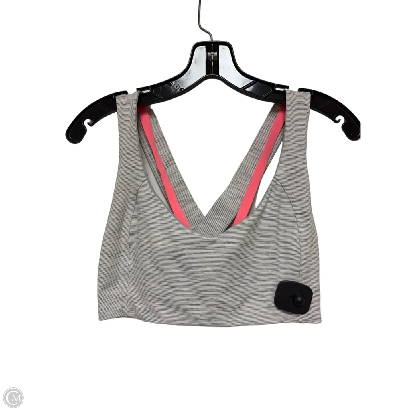 Athletic Bra By Lululemon In Grey & Pink, Size: 10