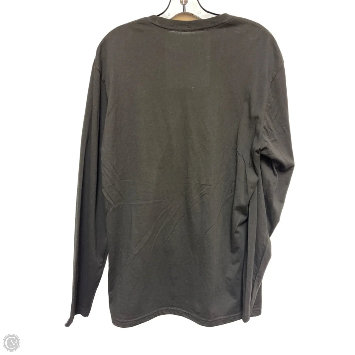 Top Long Sleeve Basic By Disney Store In Black & White, Size: L