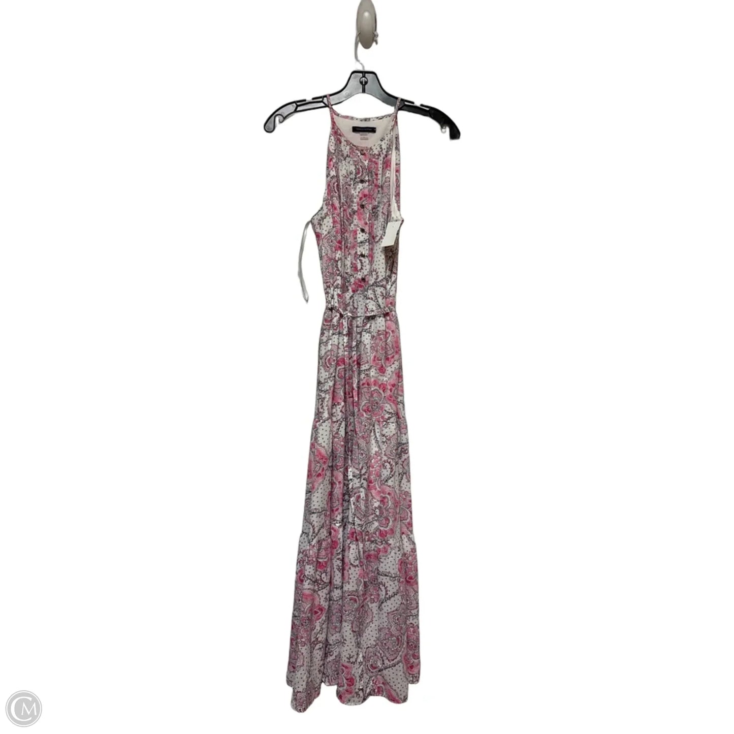 Dress Casual Maxi By Tommy Hilfiger In Pink & White, Size: S