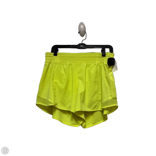 Athletic Shorts By Lululemon In Green, Size: 10