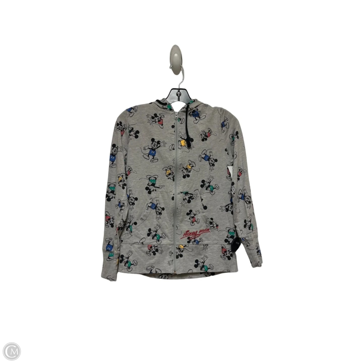 Sweatshirt Hoodie By Disney Store In Grey, Size: S
