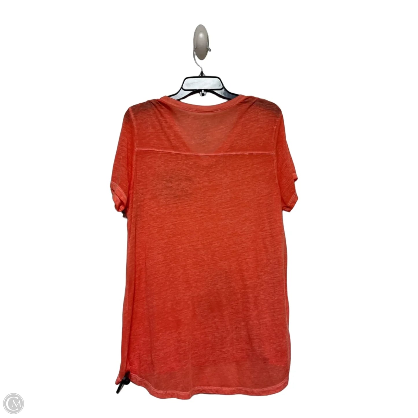 Top Short Sleeve Basic By Disney Store In Coral, Size: L