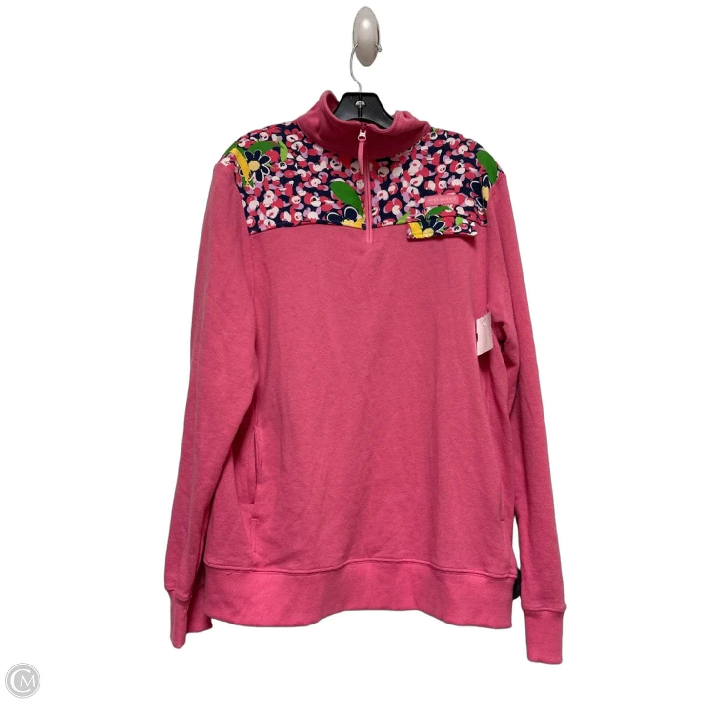 Top Long Sleeve By Simply Southern In Pink, Size: M