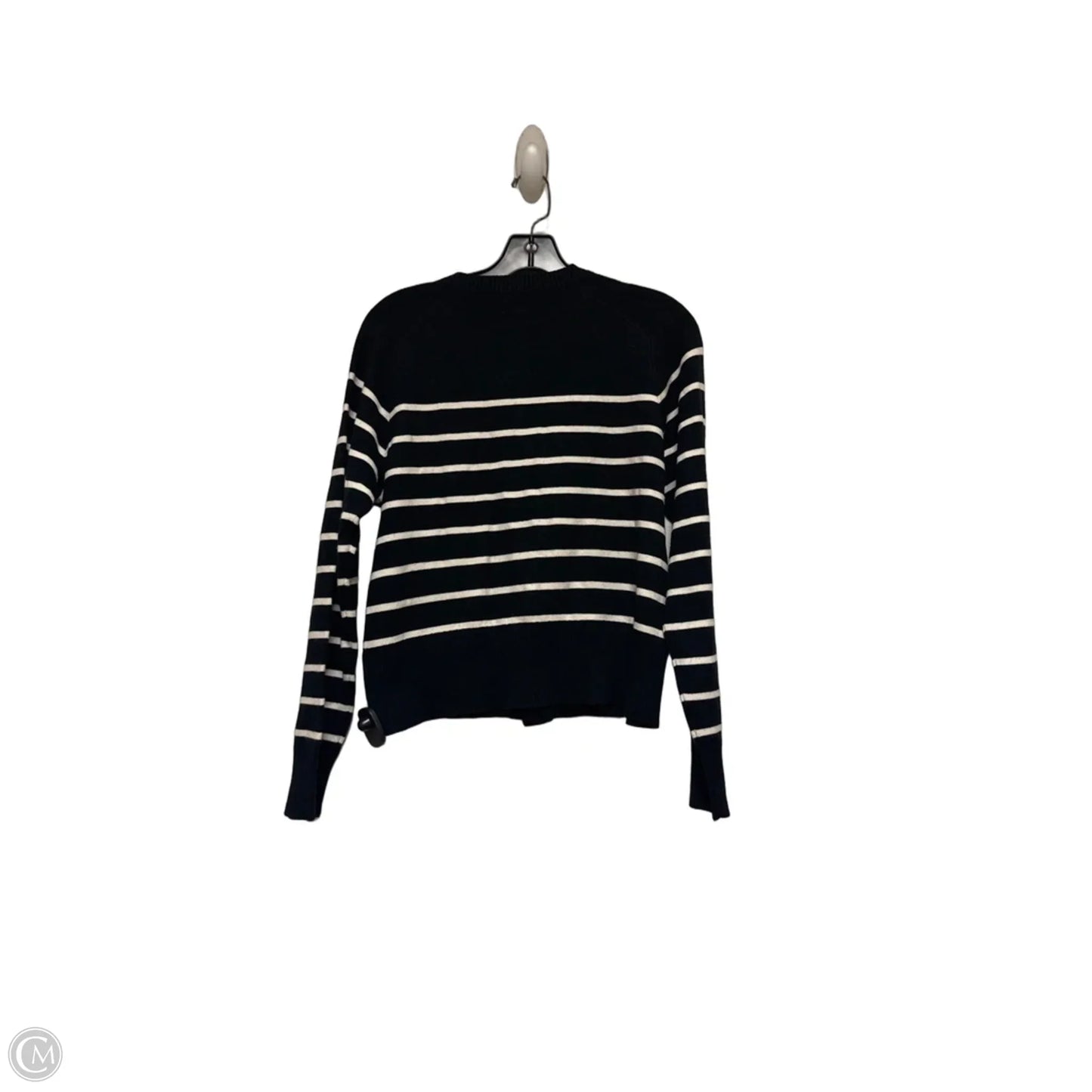 Sweater Cardigan By A New Day In Striped Pattern, Size: S