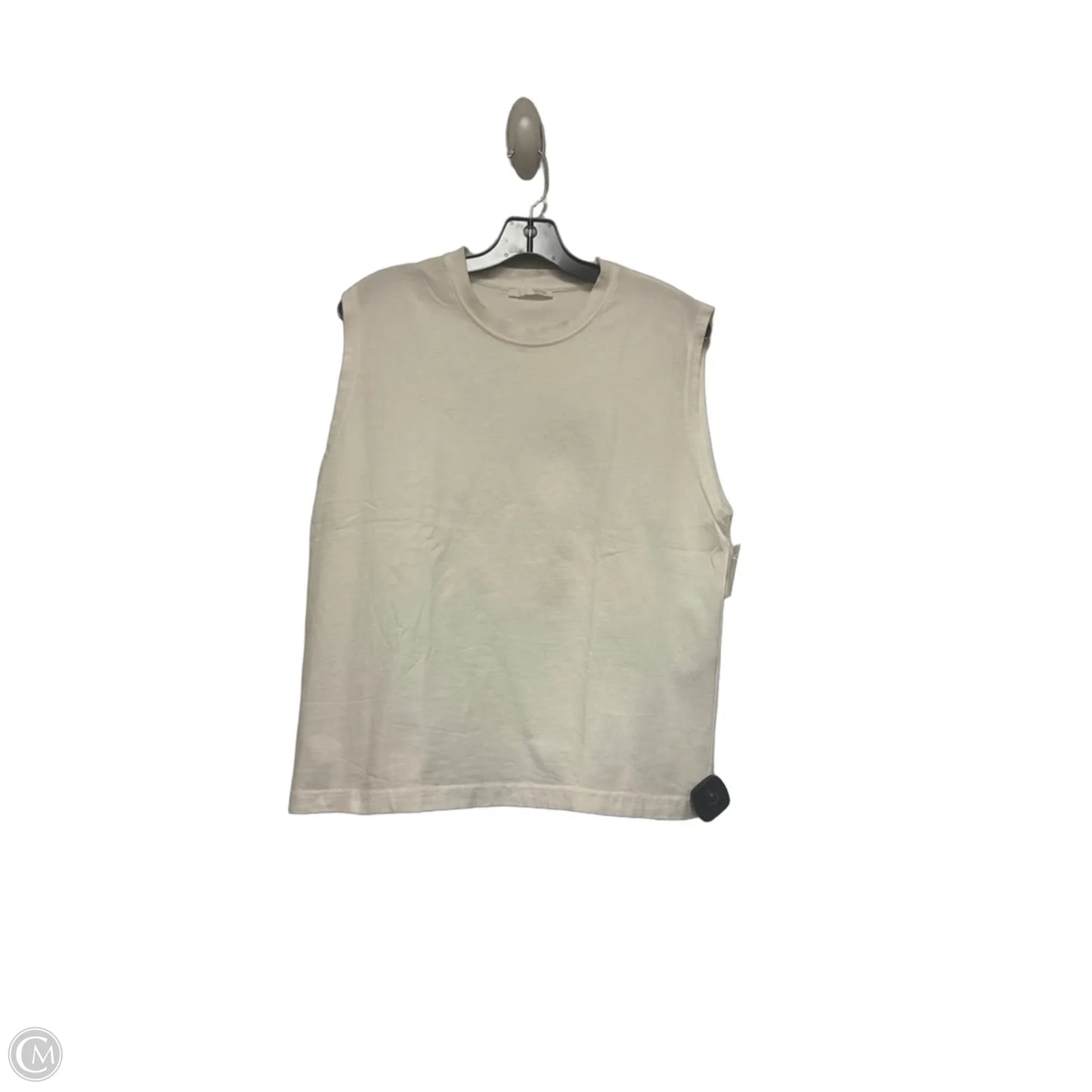 Tank Top By Zara In White, Size: S