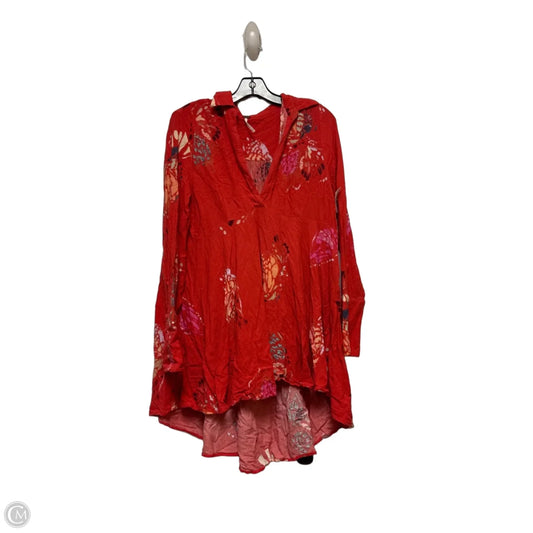 Top Long Sleeve By Free People In Red, Size: L