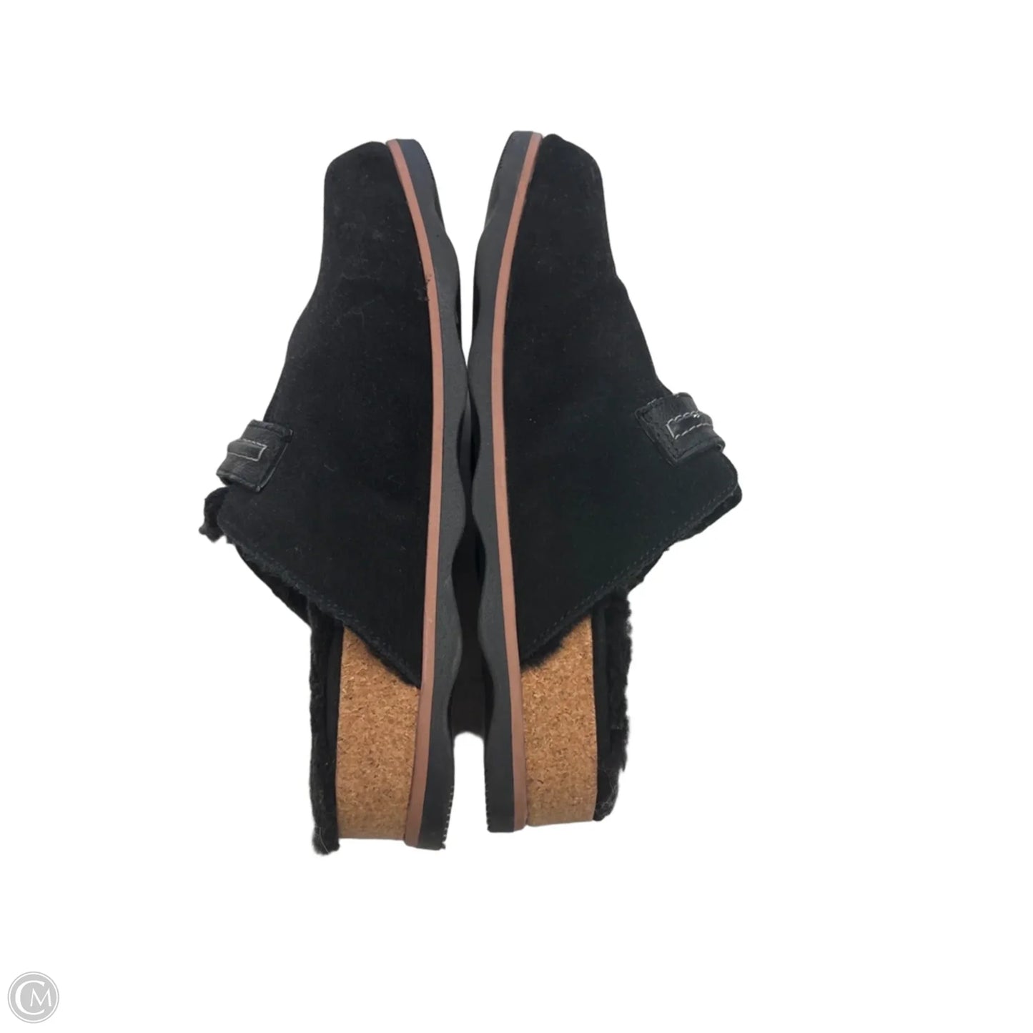 Shoes Flats By Clarks In Black, Size: 8.5