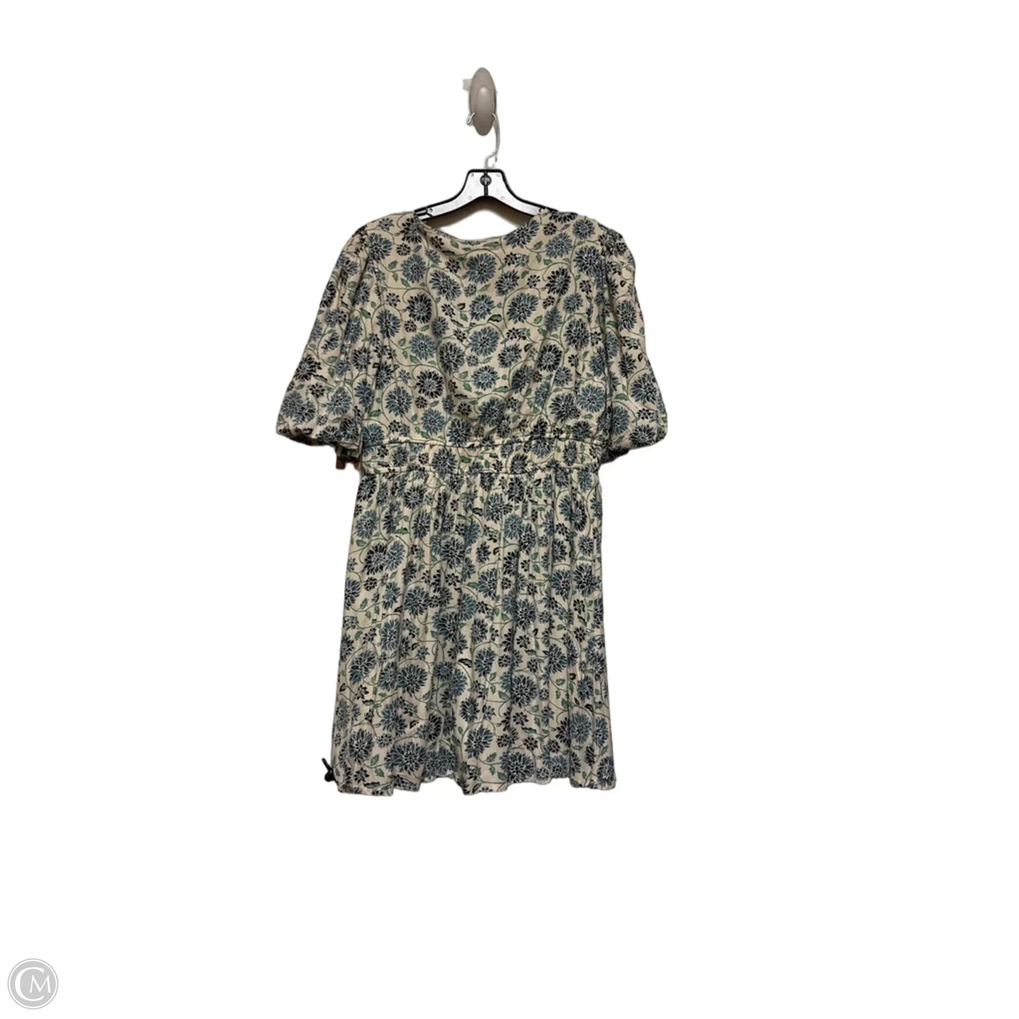 Dress Casual Short By Sincerely Jules In Blue & Cream, Size: Xl