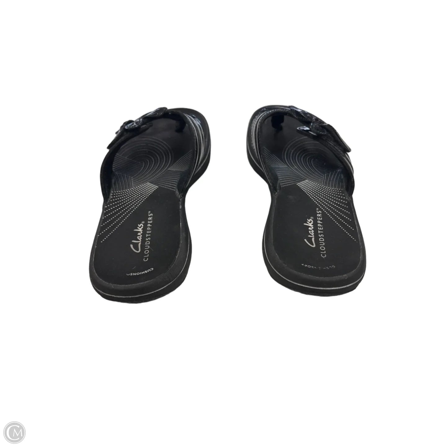 Sandals Flats By Clarks In Black, Size: 8