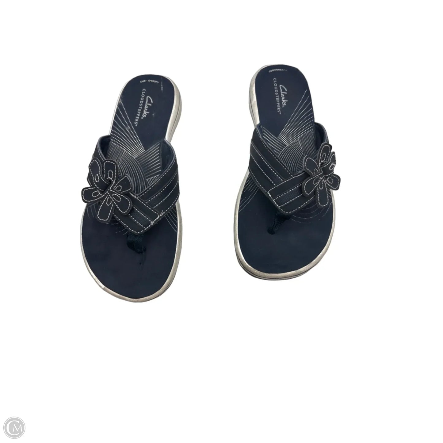 Sandals Flats By Clarks In Blue, Size: 8