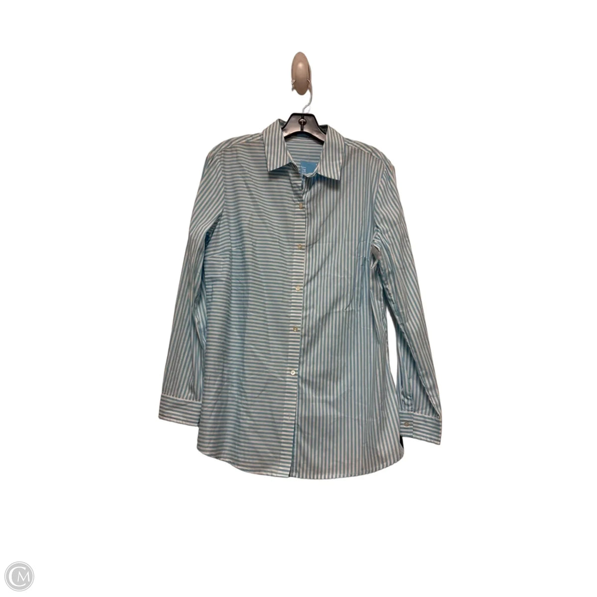 Top Long Sleeve By J Mclaughlin In Striped Pattern, Size: M