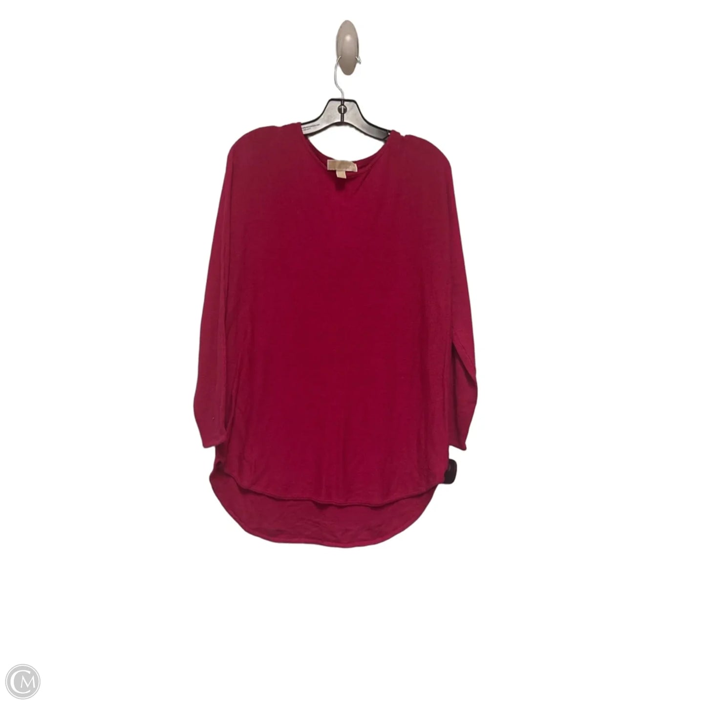 Top Long Sleeve By Michael By Michael Kors In Pink, Size: S