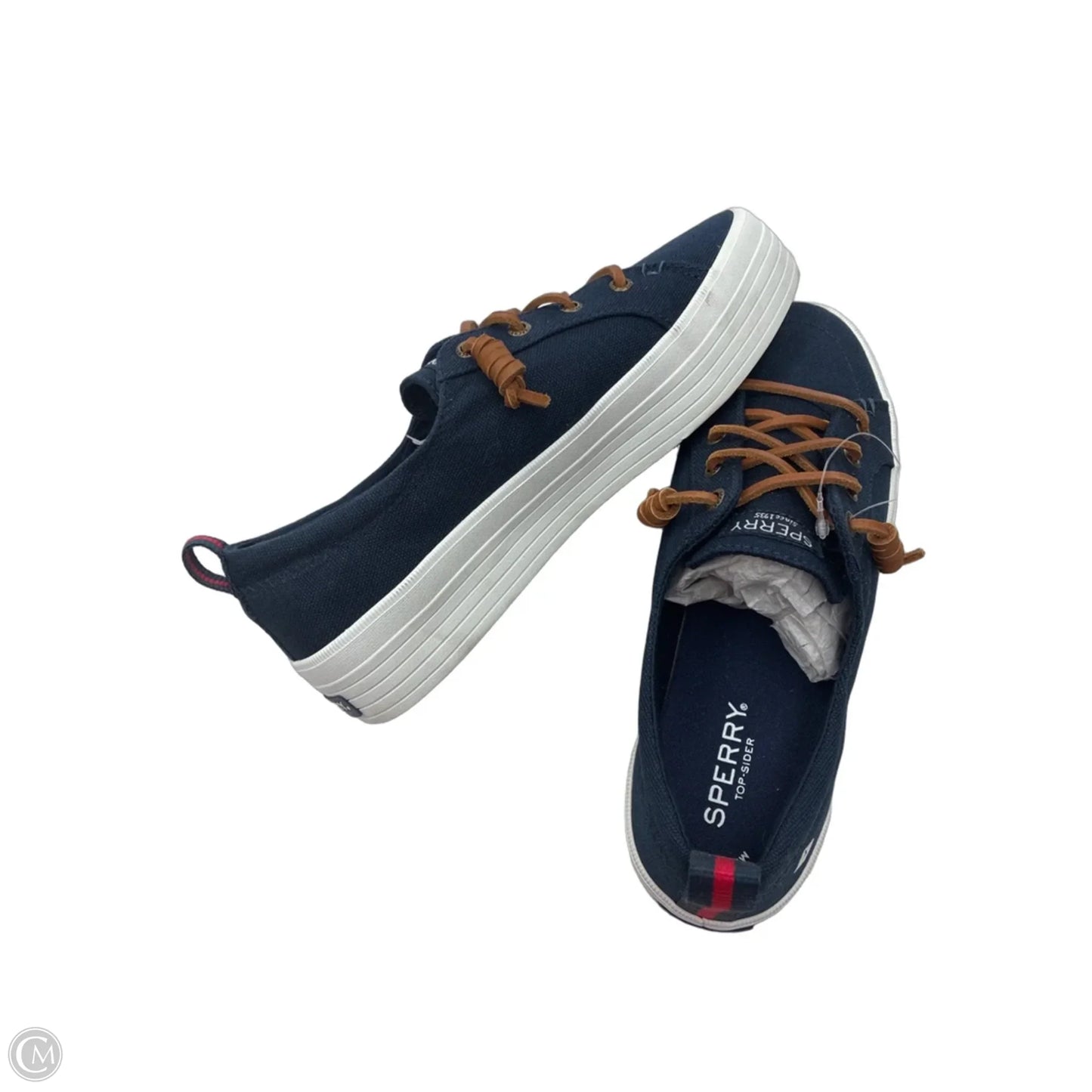 Shoes Sneakers By Sperry In Blue, Size: 7.5