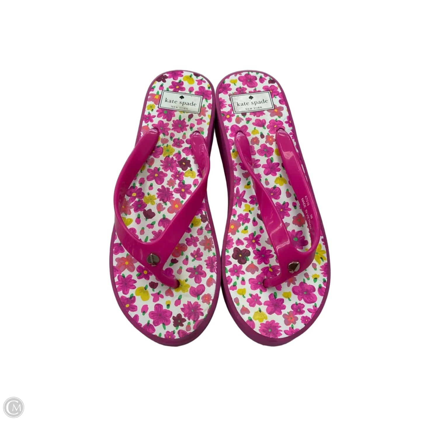 Sandals Designer By Kate Spade In Floral Print, Size: 9