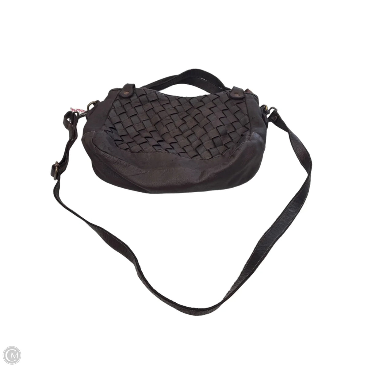 Handbag Leather By Clothes Mentor, Size: Medium