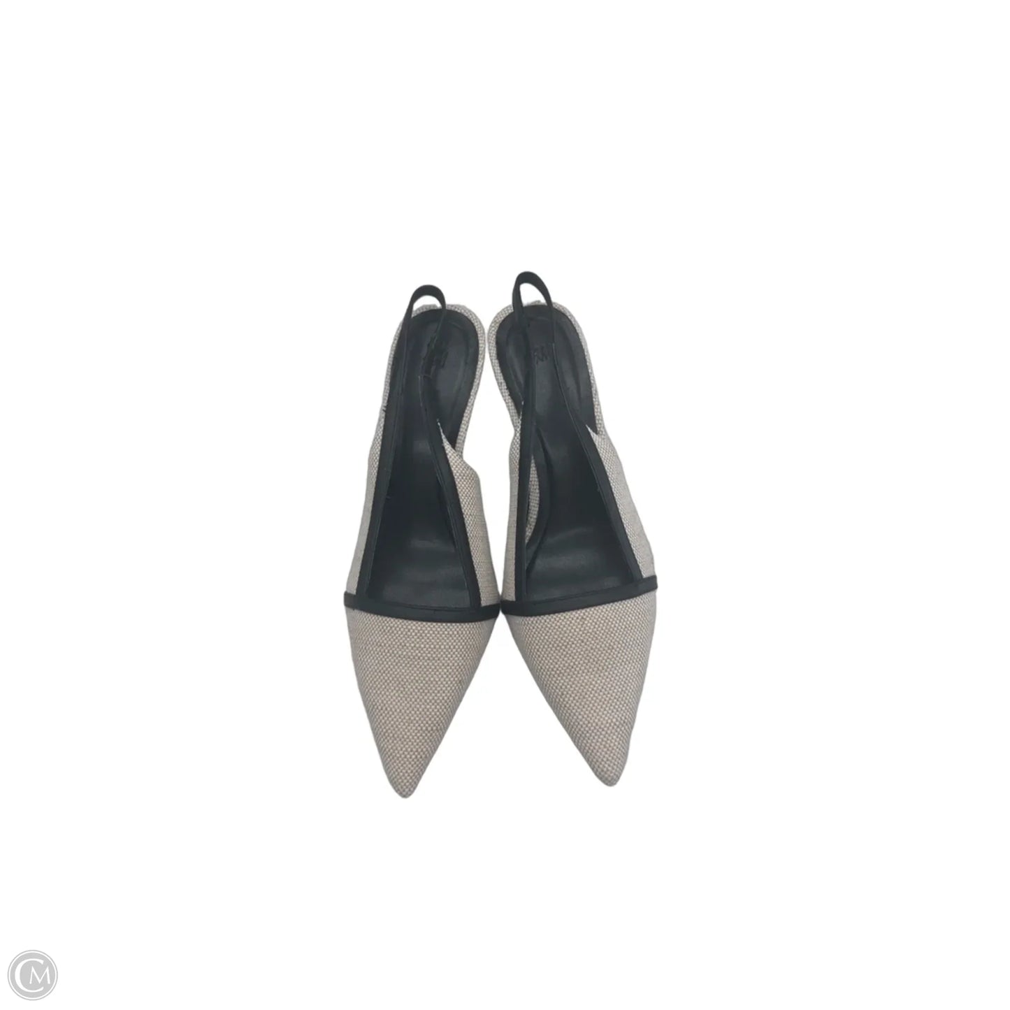 Shoes Heels Kitten By H&m In Black & Tan, Size: 7