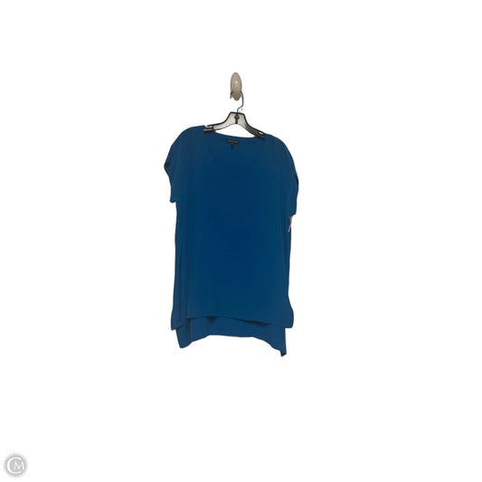 Top Short Sleeve By Eileen Fisher In Blue, Size: M