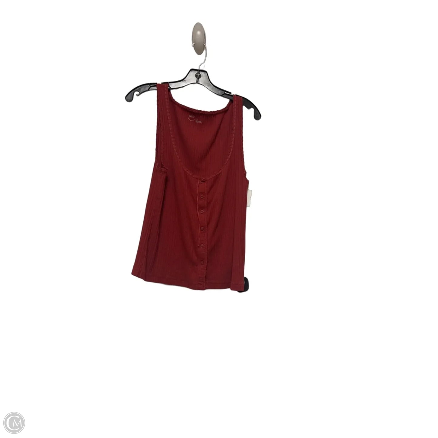 Top Sleeveless By Aerie In Red, Size: L