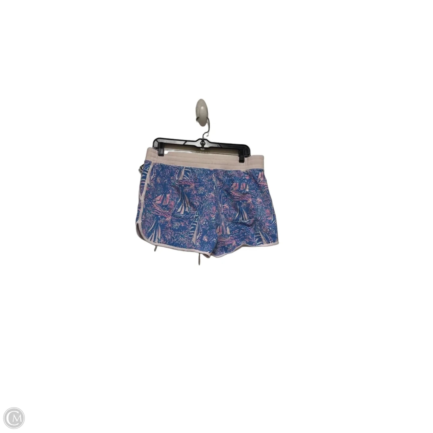 Shorts Designer By Lilly Pulitzer In Blue & Pink, Size: L