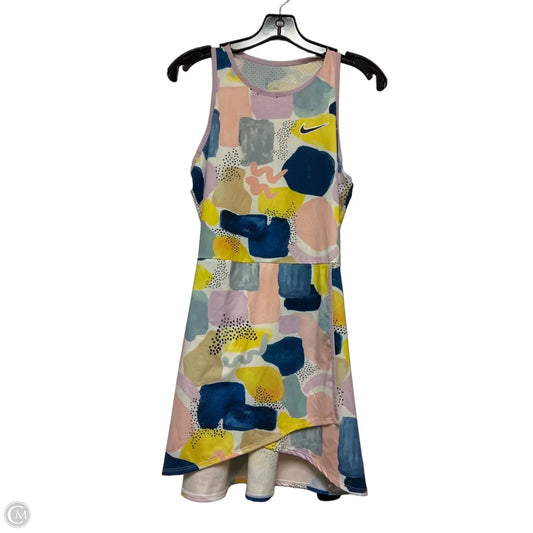 Athletic Dress By Nike Apparel In Multi-colored, Size: S