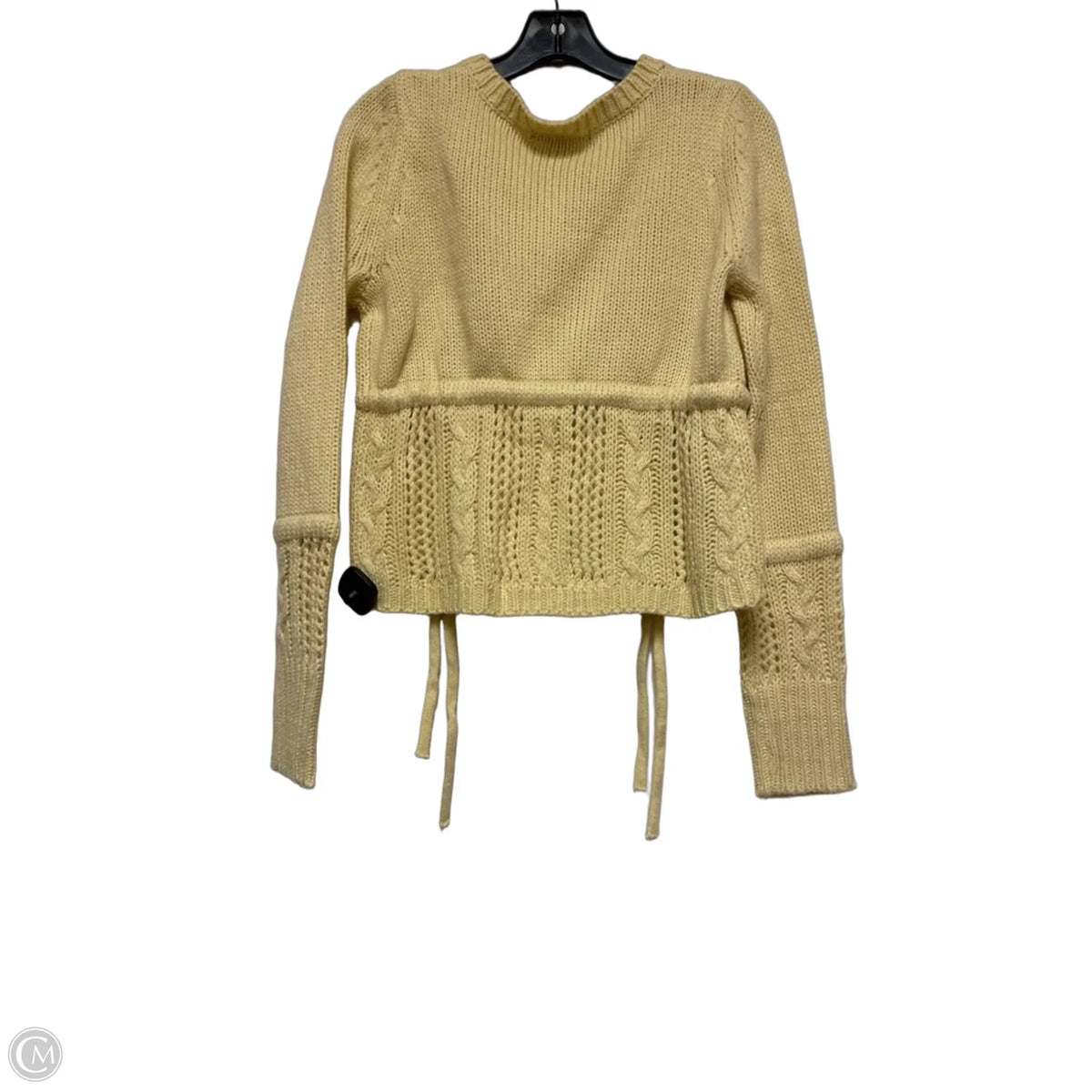 Sweater Cardigan By Forever 21 In Cream, Size: L