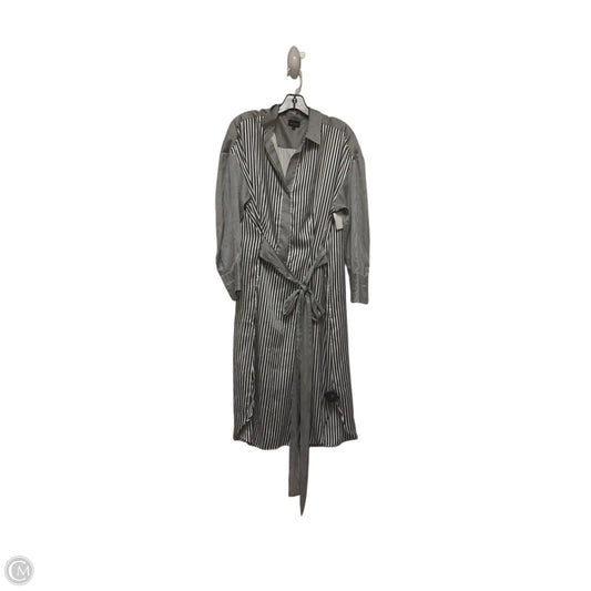 Dress Casual Midi By Who What Wear In Striped Pattern, Size: L