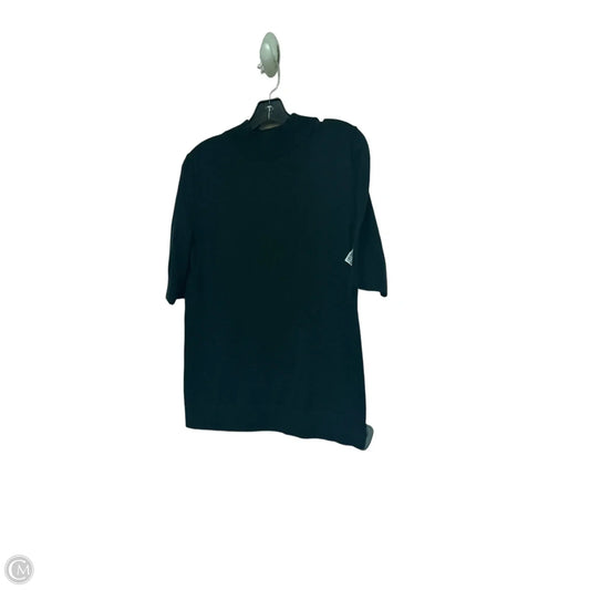 Top Short Sleeve By Ann Taylor In Black, Size: M