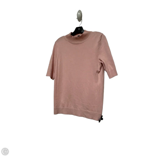 Top Short Sleeve By Ann Taylor In Pink, Size: M