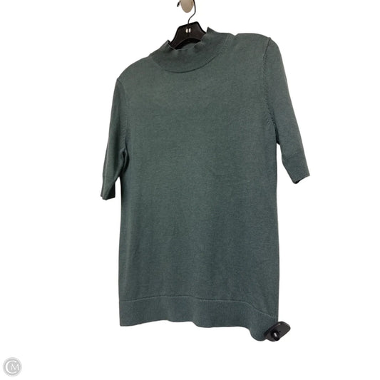 Top Short Sleeve By Ann Taylor In Green, Size: M