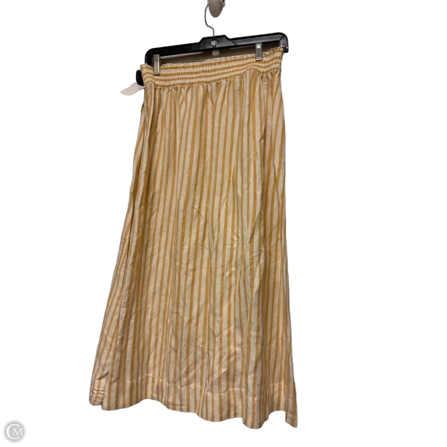 Skirt Midi By Madewell In Striped Pattern, Size: 4
