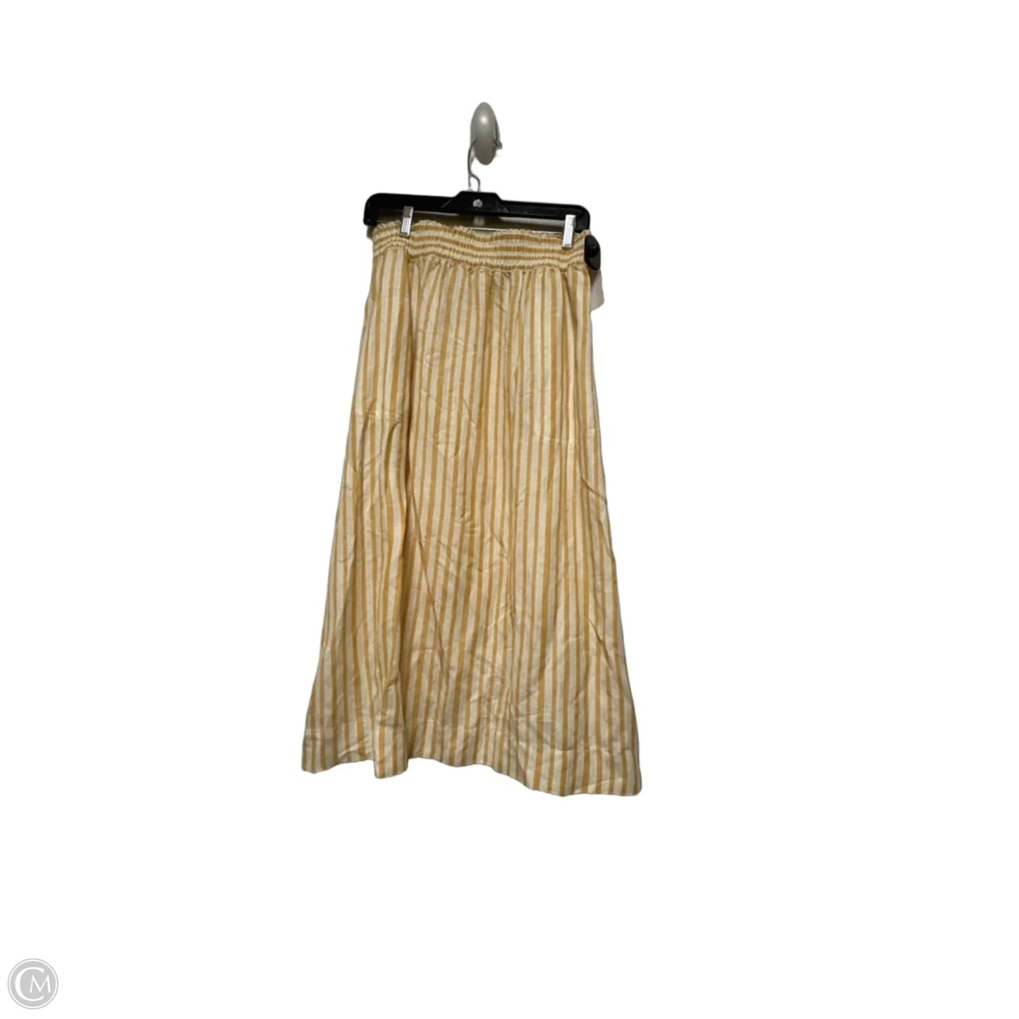 Skirt Midi By Madewell In Striped Pattern, Size: 4