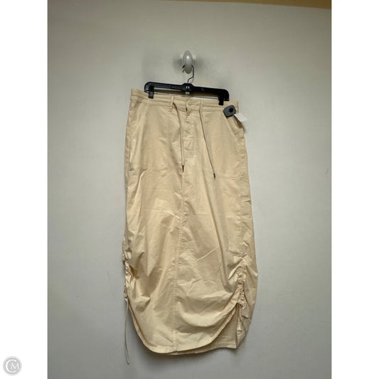 Skirt Maxi By American Eagle In Cream, Size: 12