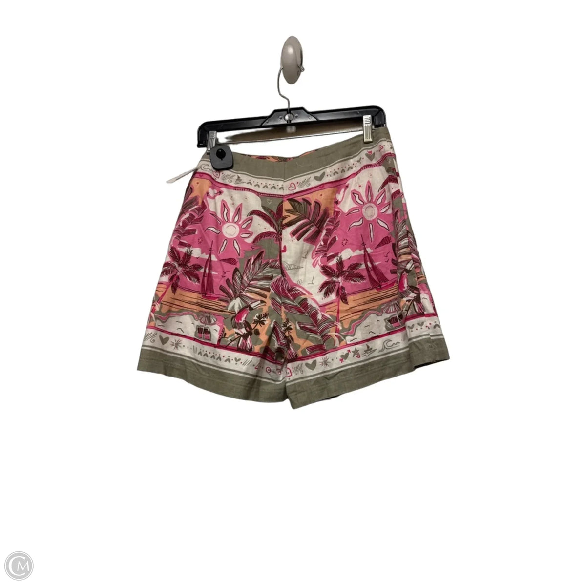 Skort By Loft In Green & Pink, Size: 2