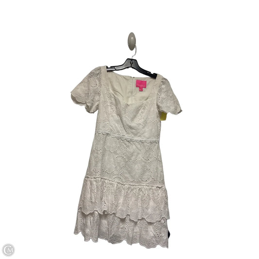Dress Designer By Lilly Pulitzer In White, Size: 4