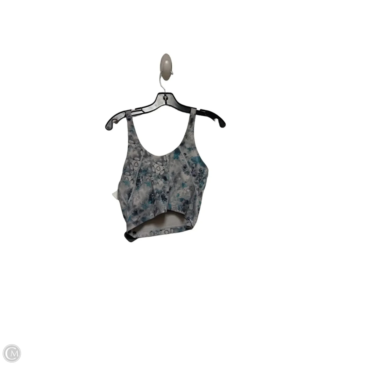 Athletic Bra By Lululemon In Blue & Grey, Size: 10