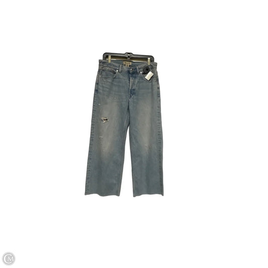 Jeans Straight By Madewell In Blue Denim, Size: 4