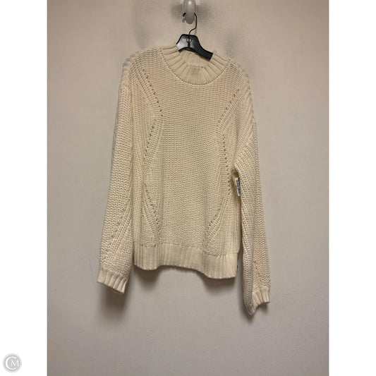 Sweater By Alfani In Cream, Size: Xlp