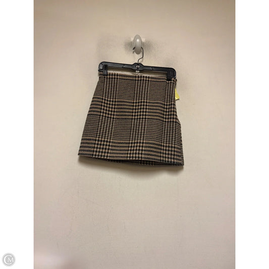 Skirt Mini & Short By H&m In Plaid Pattern, Size: 2