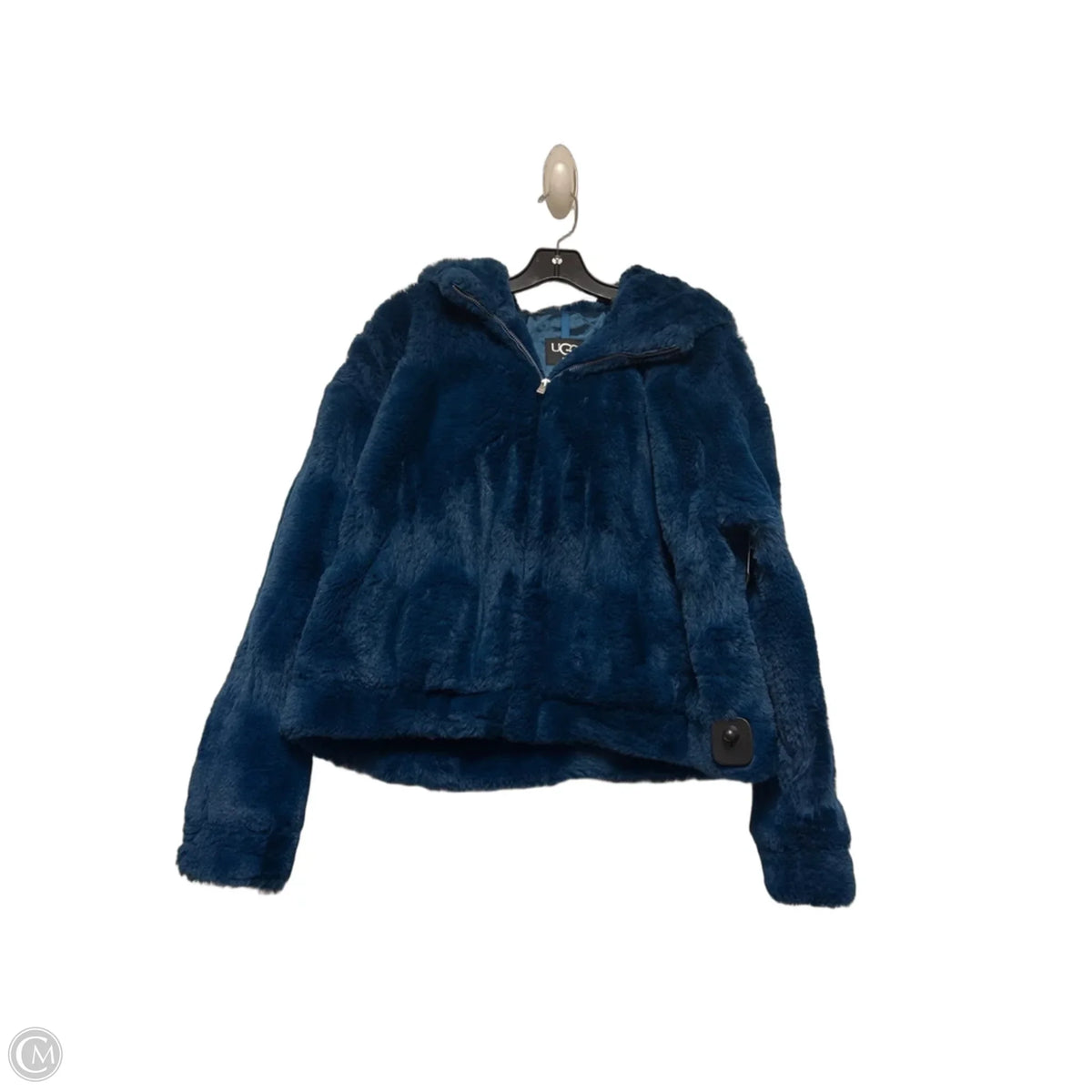 Jacket Designer By Ugg In Teal, Size: L