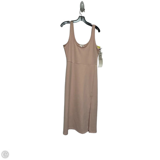 Dress Casual Midi By Leith In Pink, Size: L