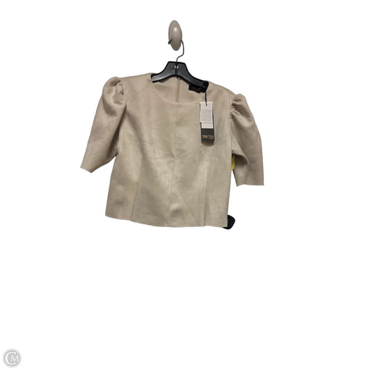 Top Short Sleeve By Truth In Tan, Size: Sp
