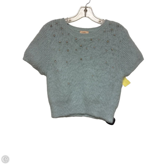 Top Short Sleeve Designer By Camila Coelho In Blue, Size: M