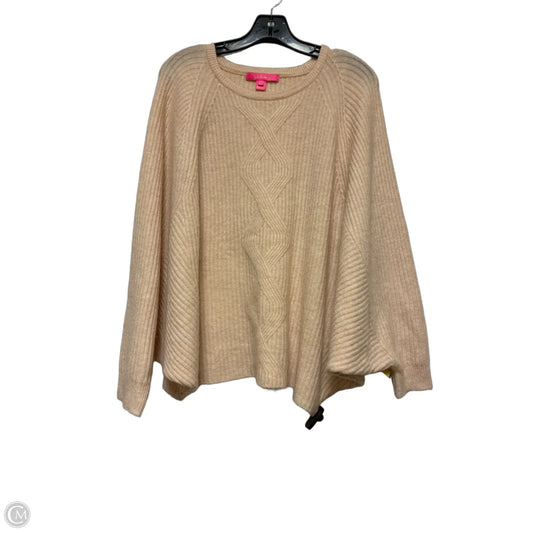 Sweater Designer By Lilly Pulitzer In Tan, Size: M