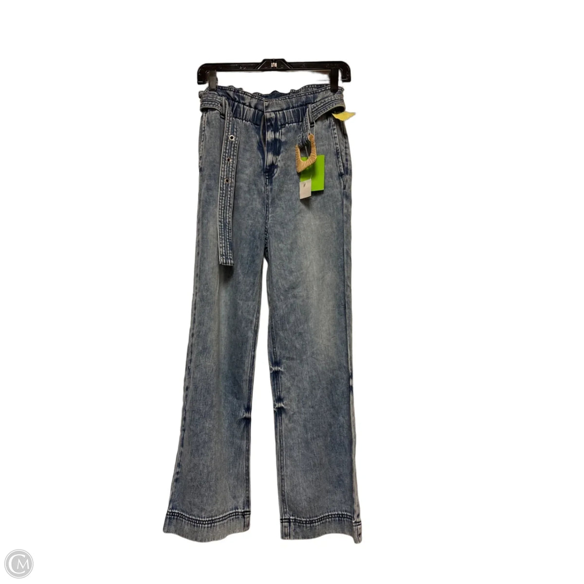 Jeans Straight By Sam Edelman In Blue Denim, Size: 2